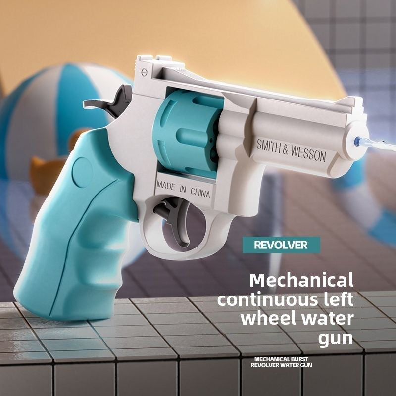 blue revolver water gun