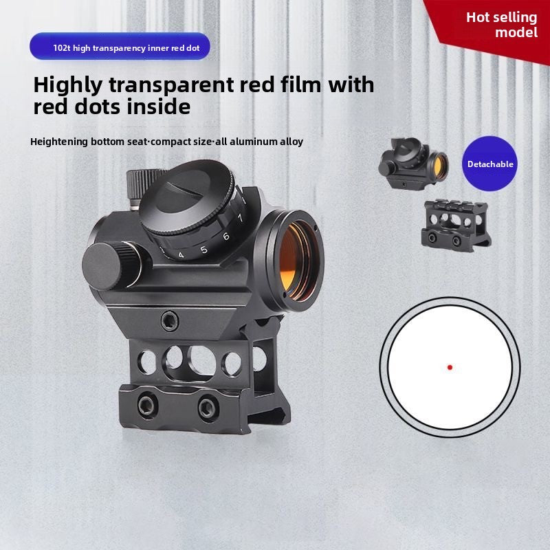 High-transparency red film
