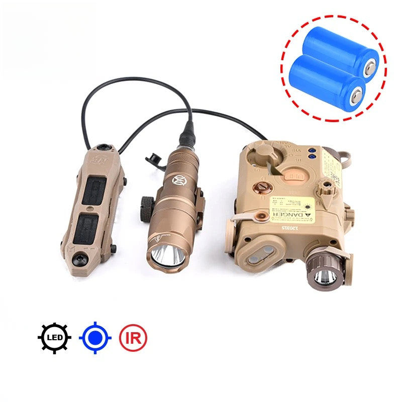 Sand-colored blue laser sight