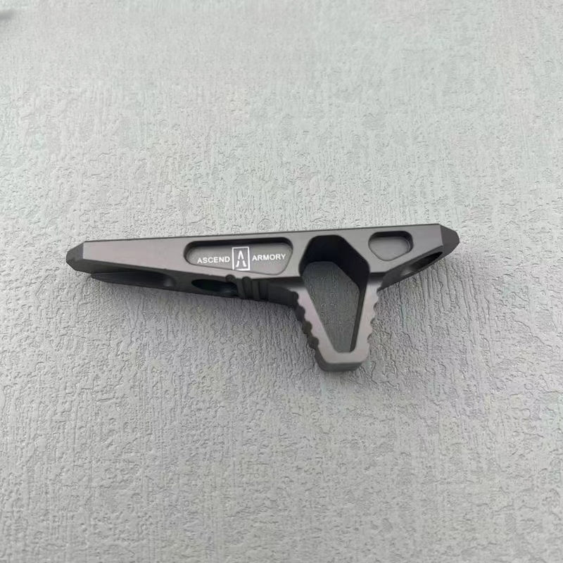 Brown metal hand block