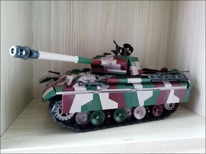 wwii-german-panther-tank-building-block-model