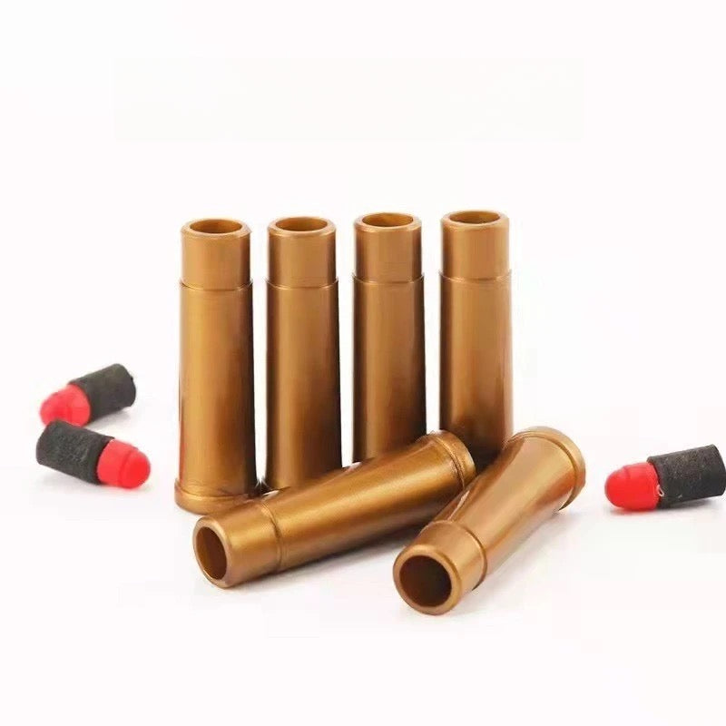 ZP-5 Shell Ejection Metal Revolver Soft Bullet Gun - Toy Gun