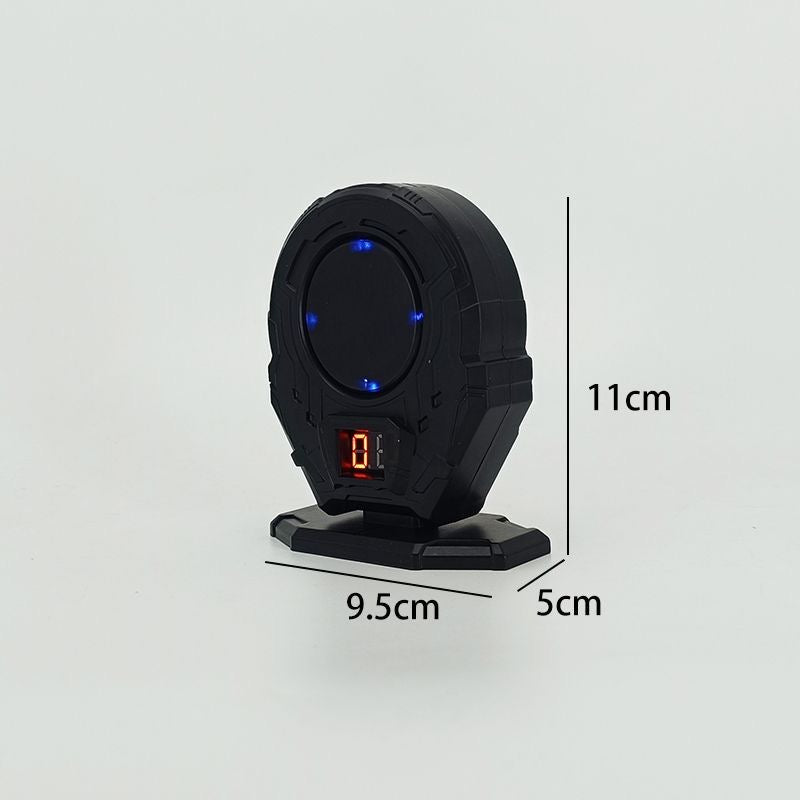Laser scoring target size