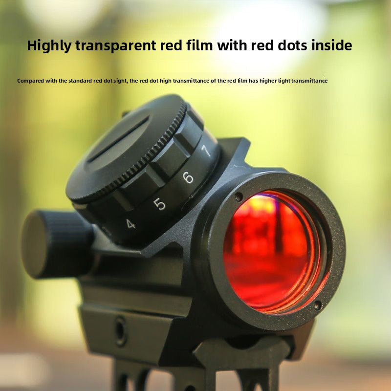 High-transparency red film