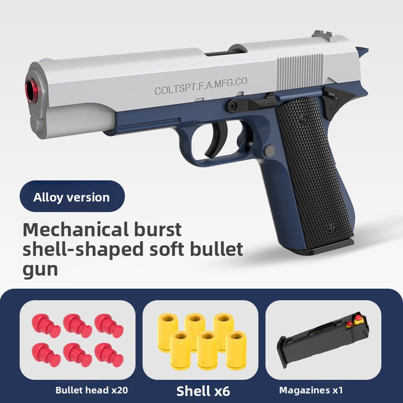 M1911 blue soft bullet gun