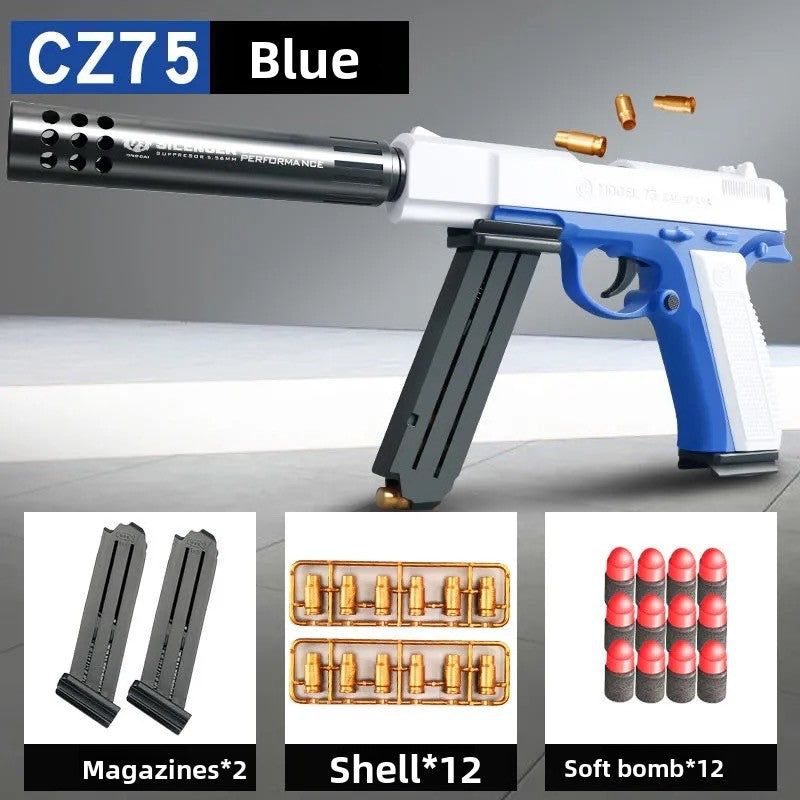 CZ-75 Blue Soft Bullet Gun