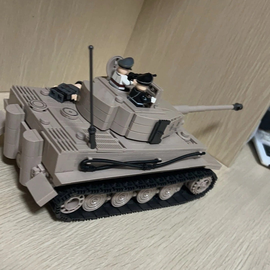WWII German Tiger I Heavy Tank Building Blocks