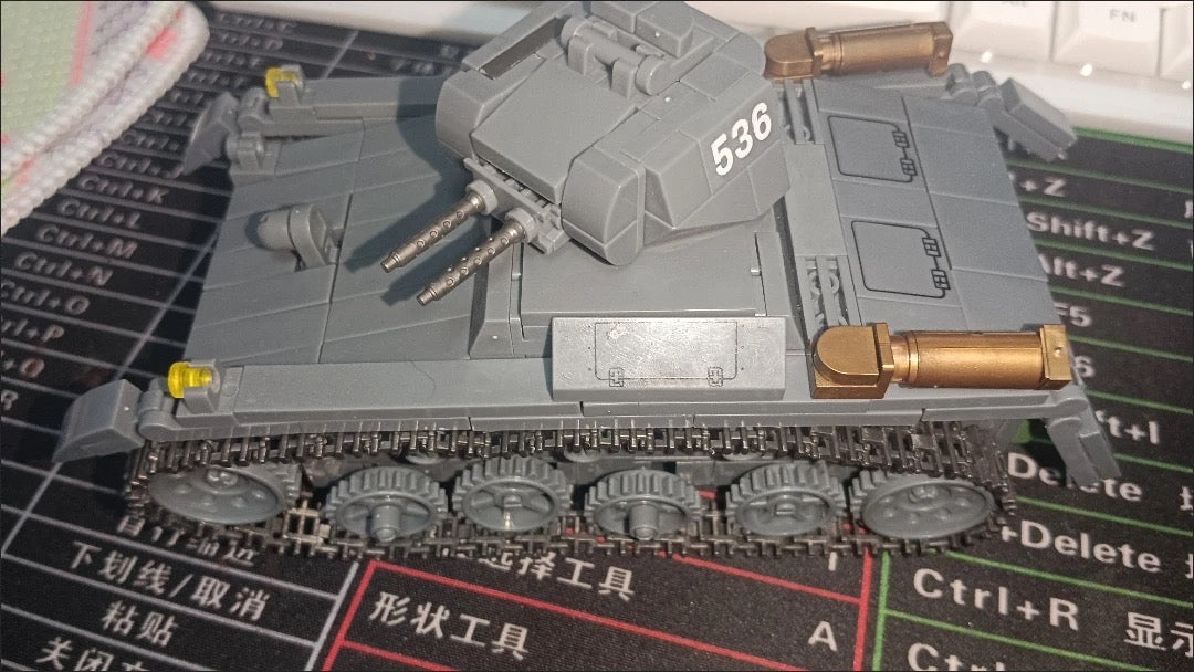 German Panzer I Type A Tank Building Blocks