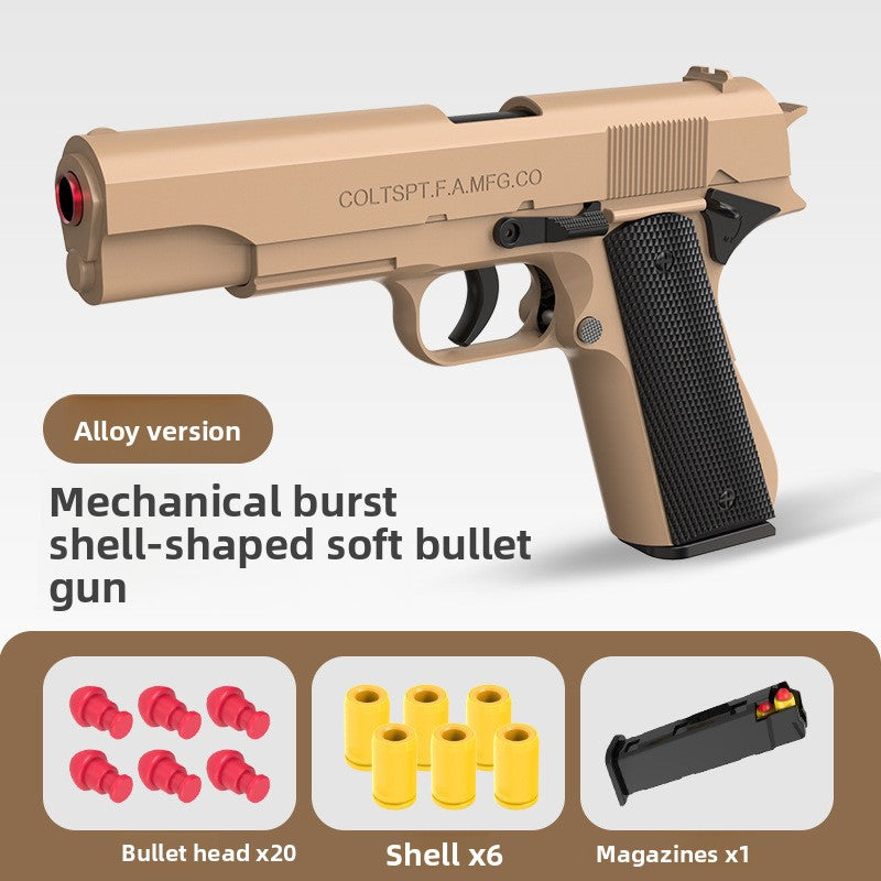 M1911 tan soft bullet gun