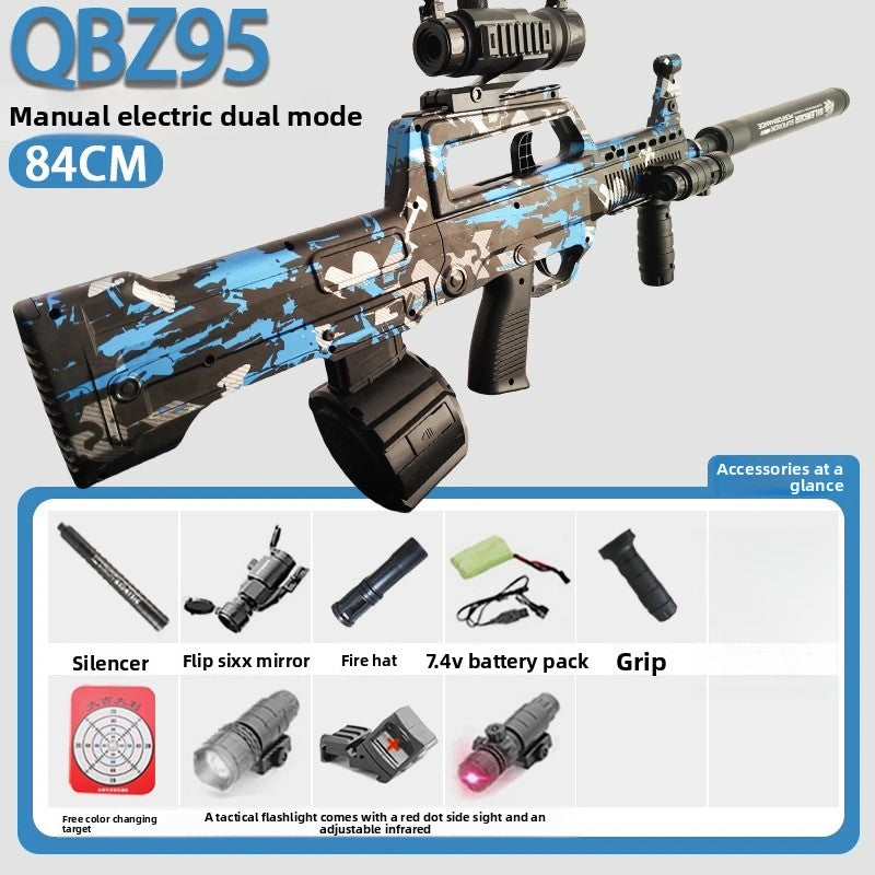 QBZ-95 blue gel blaster
