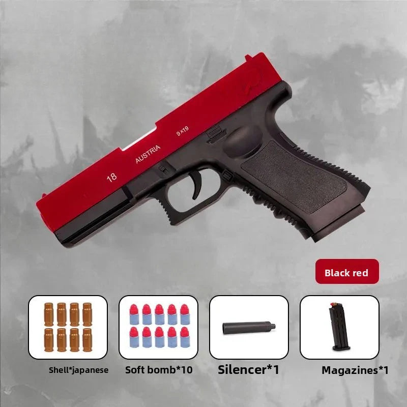 red soft bullet gun
