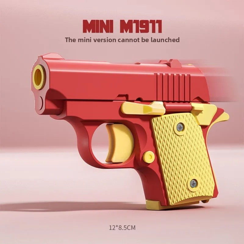 M1911 red 3D printed toy