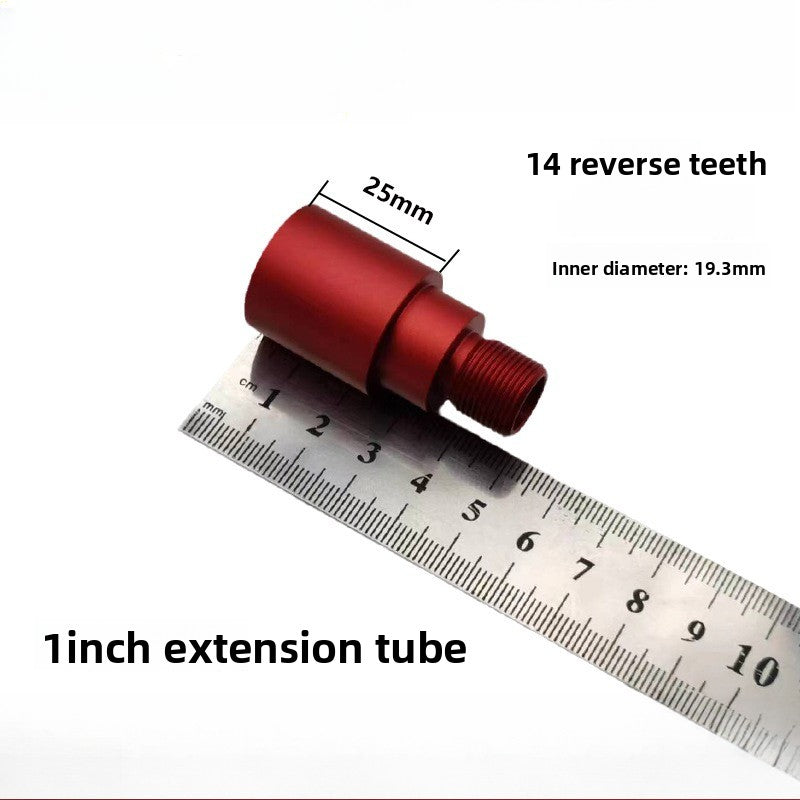 1 inch red extension tube