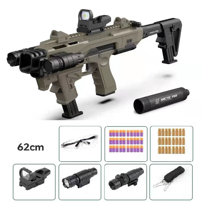 DIY sand color model soft bullet gun