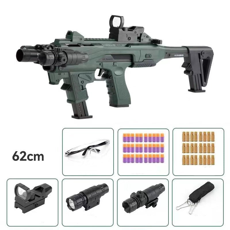 Arctic Fox long green soft bullet gun
