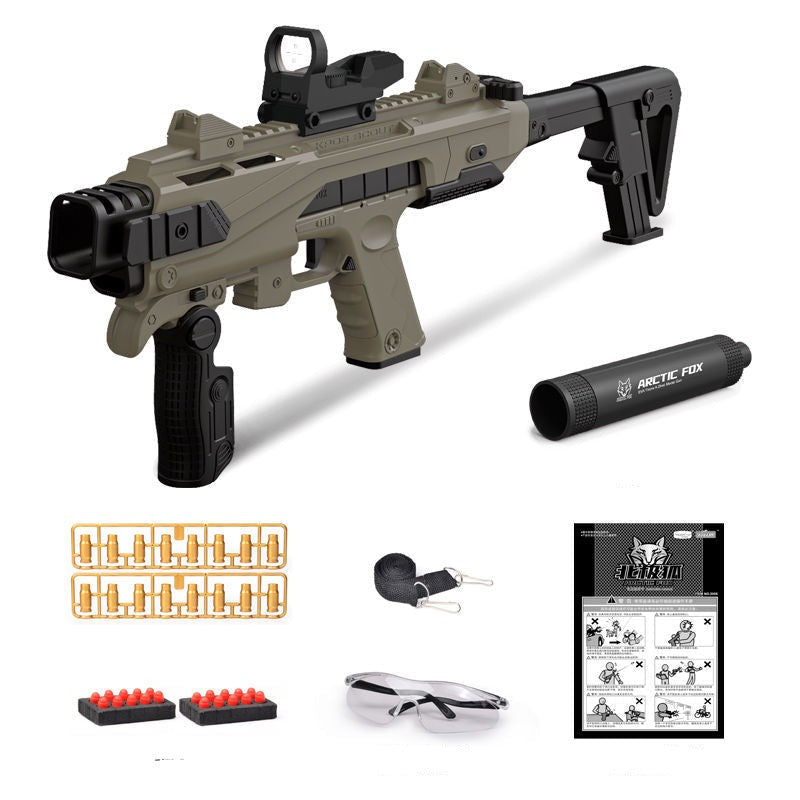 Long sand color soft bullet gun