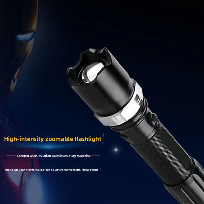 Metal Zoom LED High-Power Flashlight