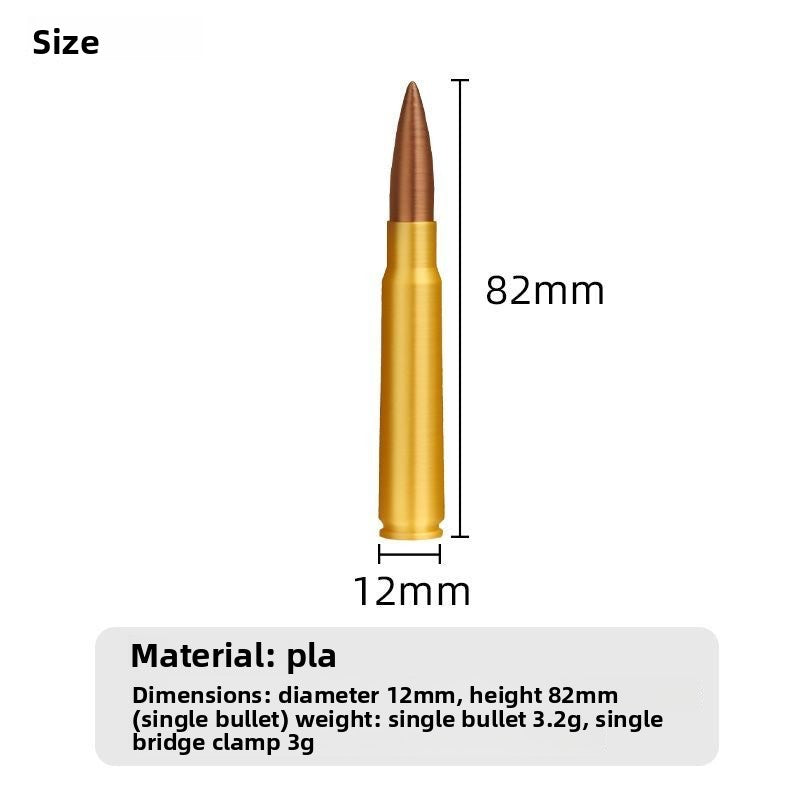 Kar98k Toy Gun Bullet Model Toy Ornament Collection