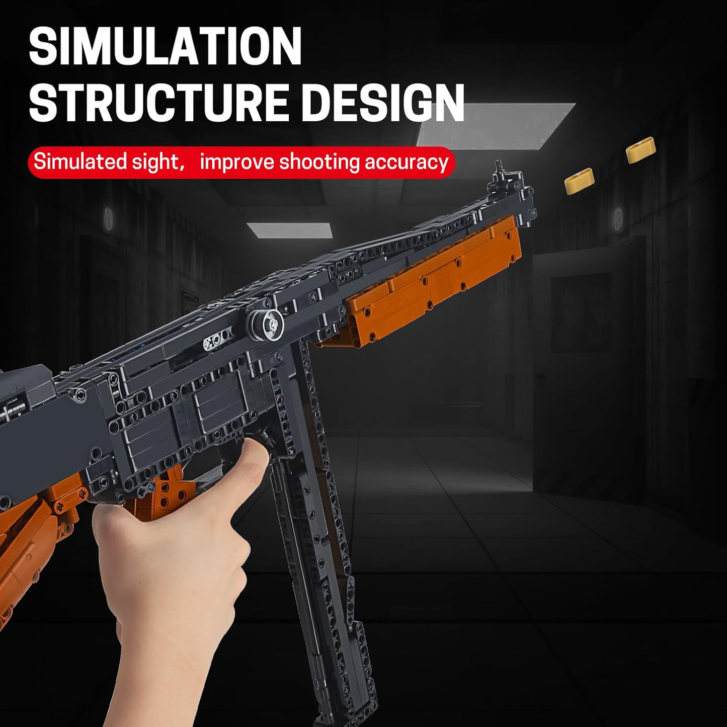Thompson Building Block Assembly Toy Gun