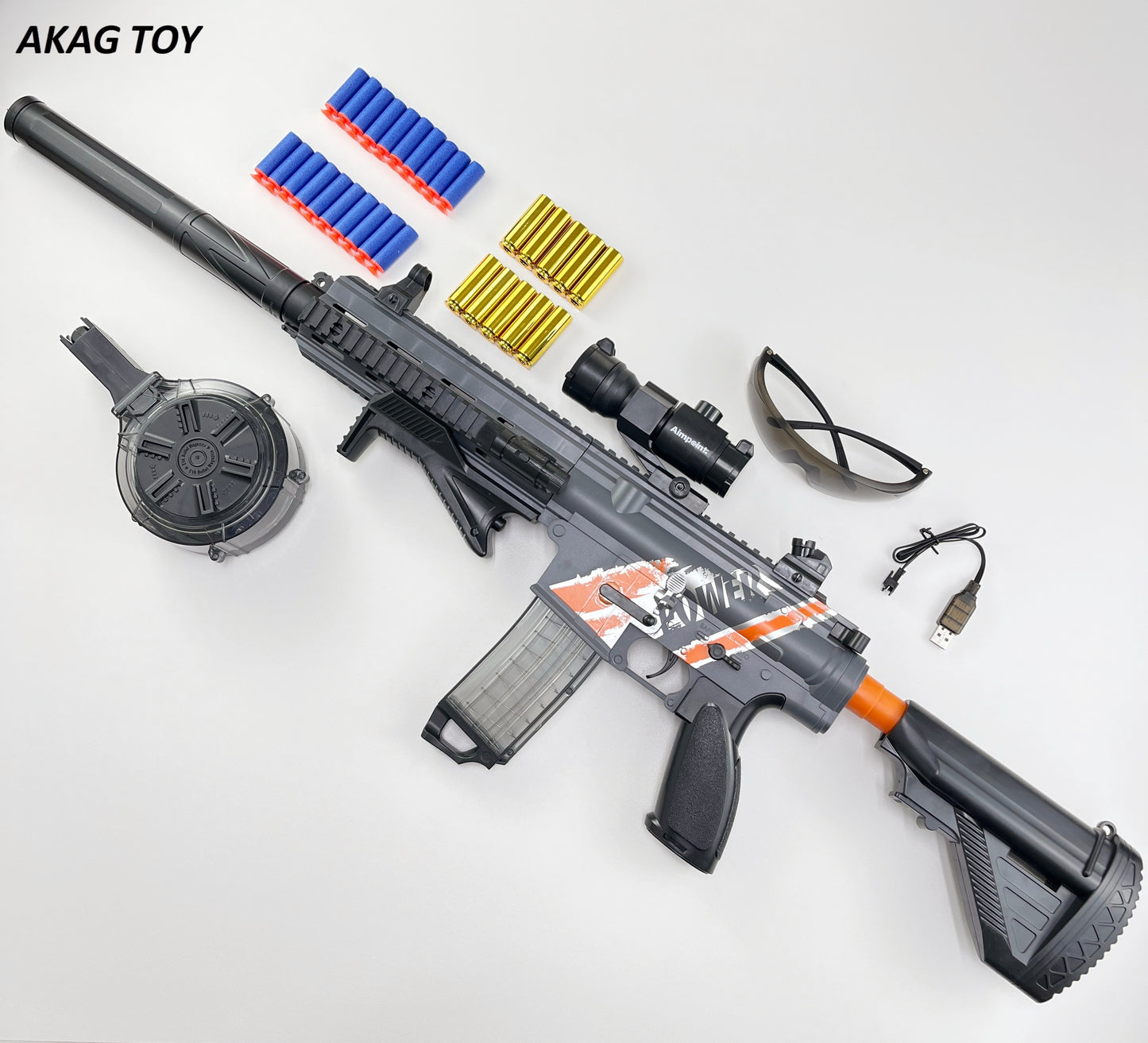 M416 Gray Soft Bullet Rifle