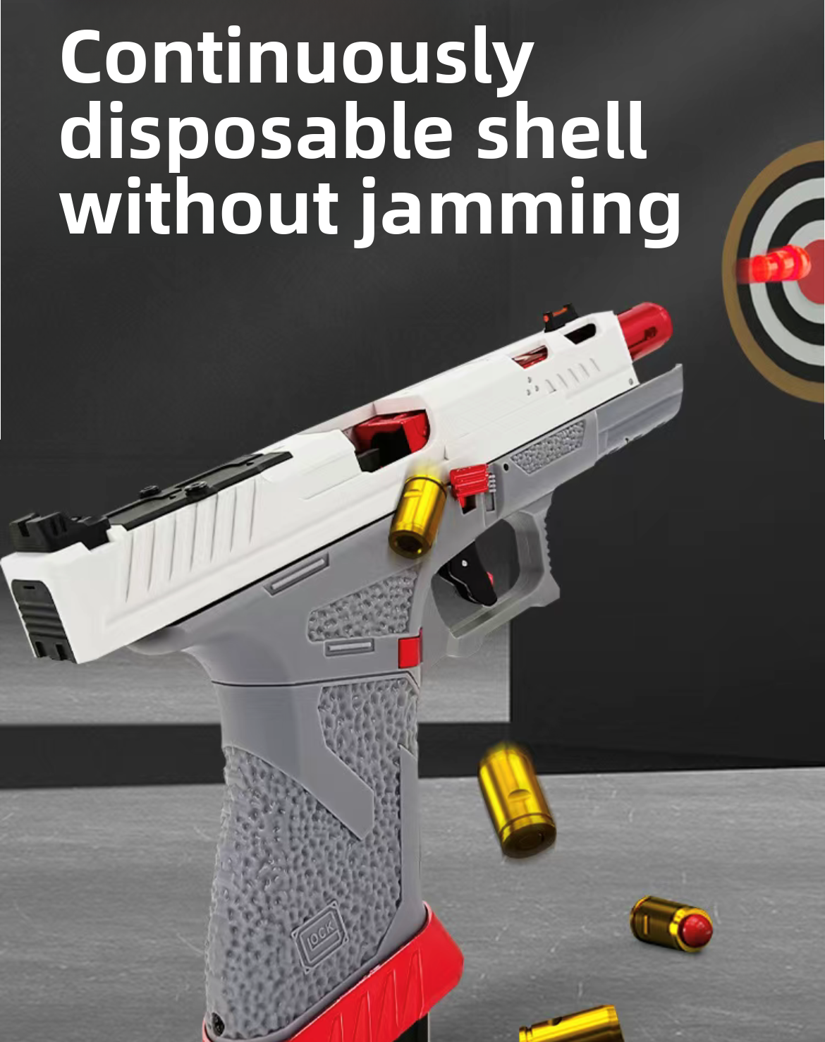 Shell ejection toy gun