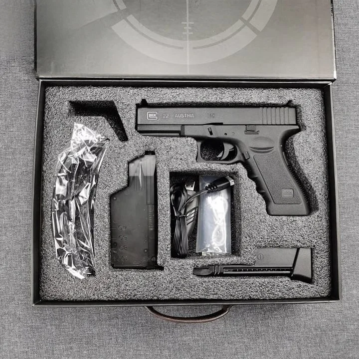 G22 Alloy Electric Pistol Gel Blaster & Laser Toy Gun