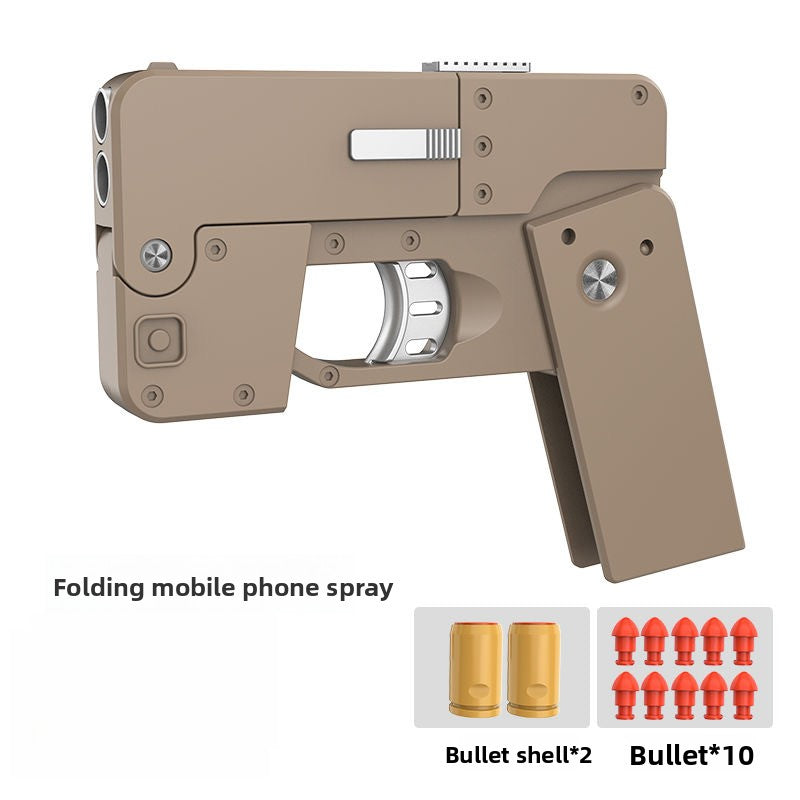 Desert color mobile phone gun