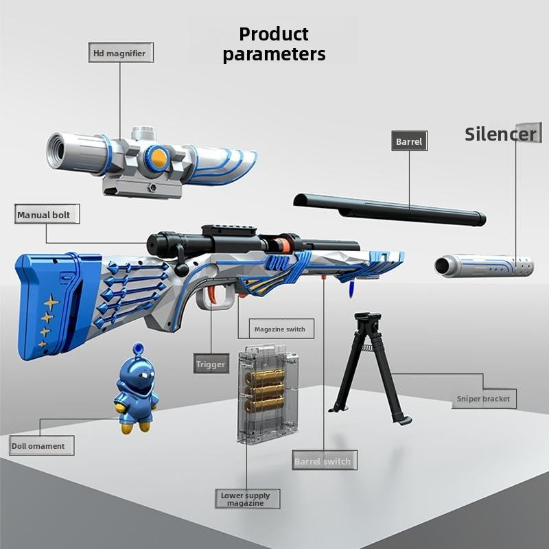 M24 Soft Shell Ejection Sniper Rifle-Boys Gift Toy Gun