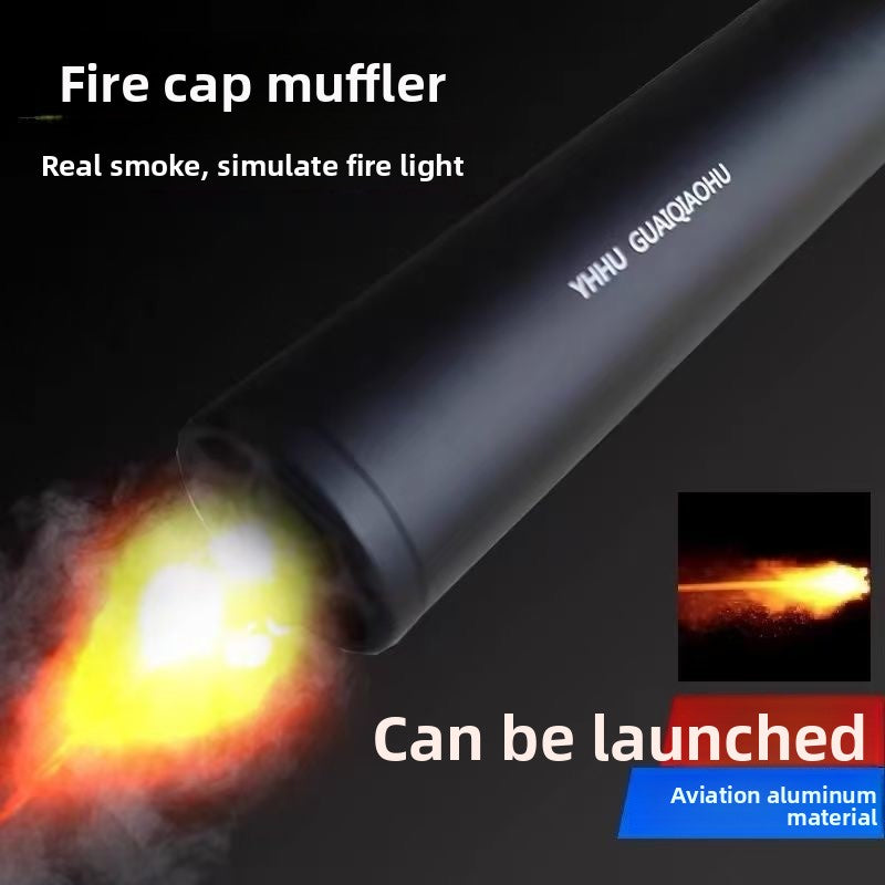 Metal Smoke Wolf Rainbow Smoke Silencer - for Gel Blaster and Airsoft Guns