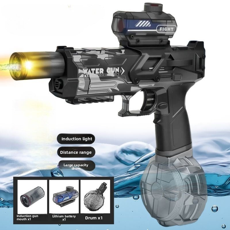 Black electric water gun
