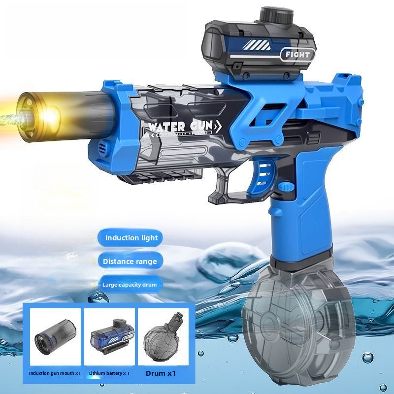 Blue electric water gun
