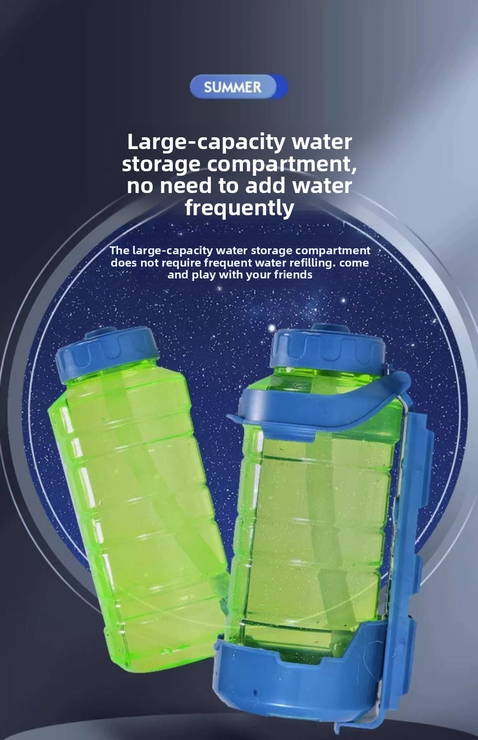 Large capacity water storage tank
