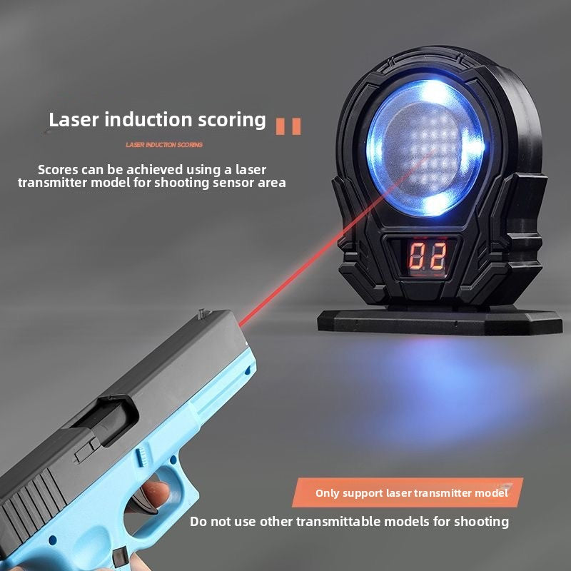 Laser-sensing color change