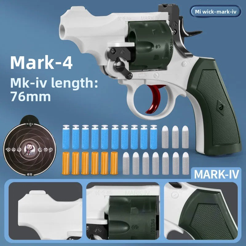 Mark M5 Revolver Soft Bullet Gun- Toy Gun