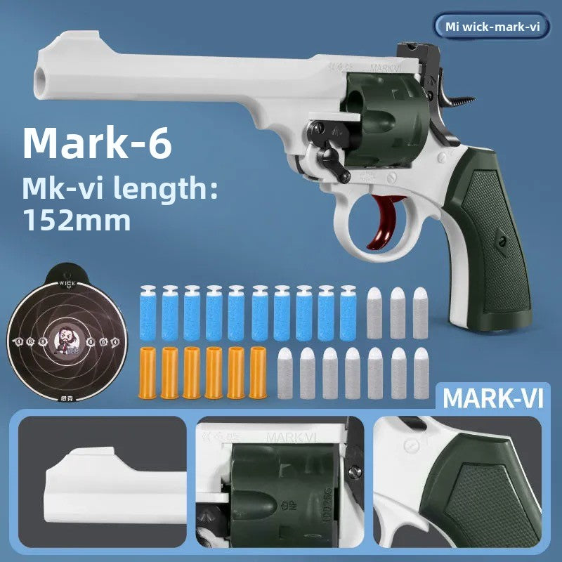 Mark M5 Revolver Soft Bullet Gun- Toy Gun