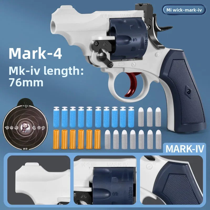 Mark M5 Revolver Soft Bullet Gun- Toy Gun