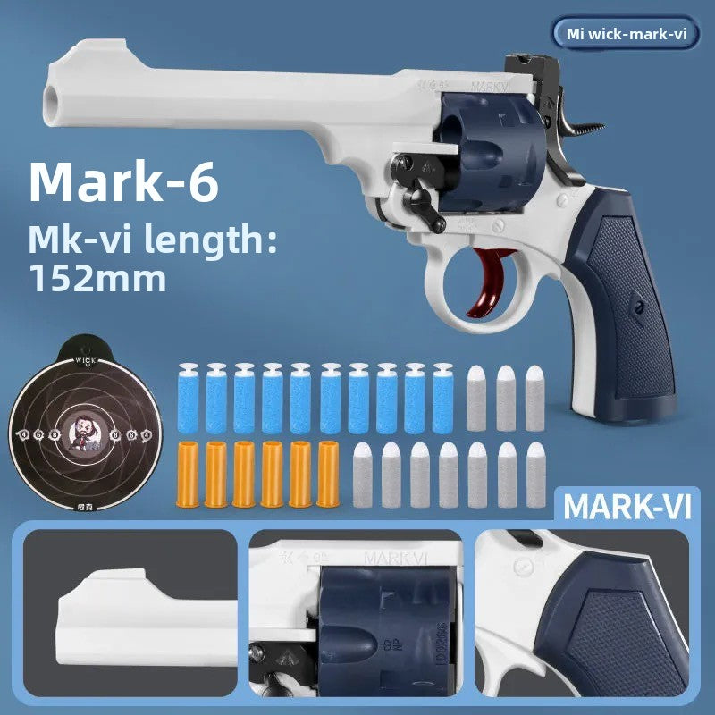 Mark M5 Revolver Soft Bullet Gun- Toy Gun
