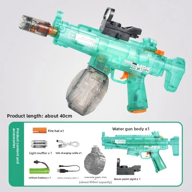 Green MP5 Electric Water Gun