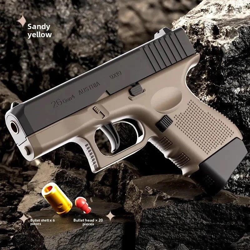 Glock G26 sand color soft bullet gun