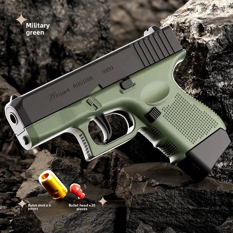Glock G26 Green Soft Bullet Gun