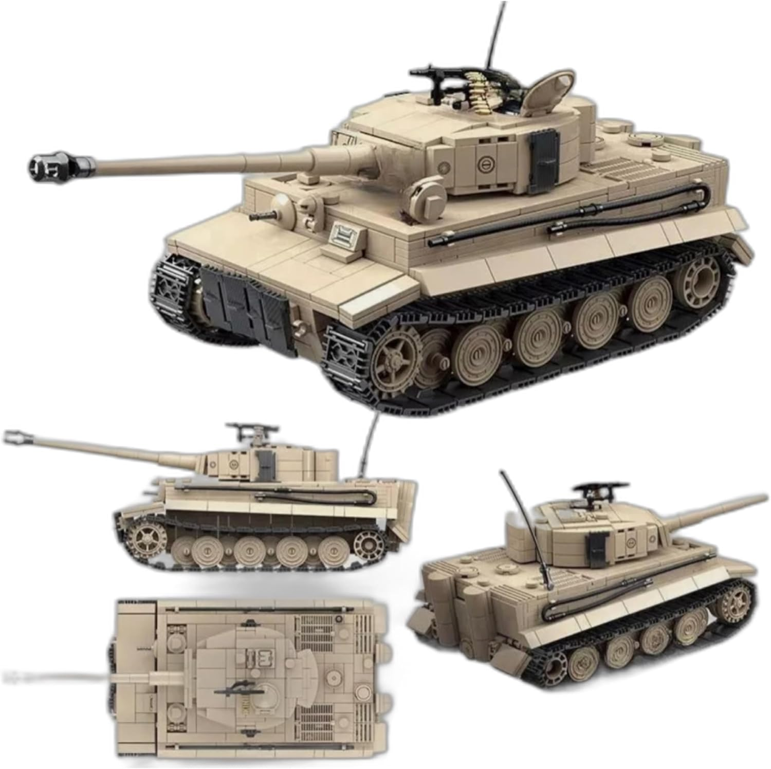 WWII Military Weapon Building Blocks | Realistic Tank & Weapon Brick ...