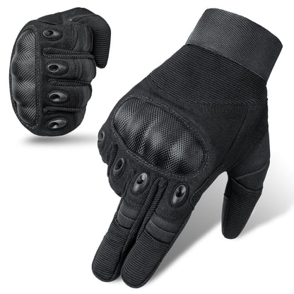 black-full-finger-gloves