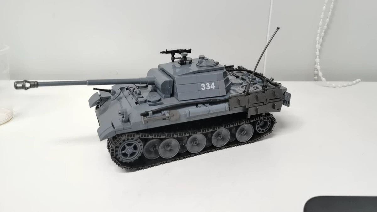 WWII German Panther Tank Building Blocks