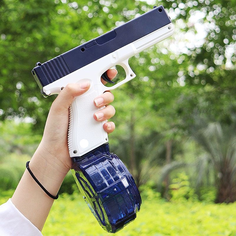 Blue electric water gun
