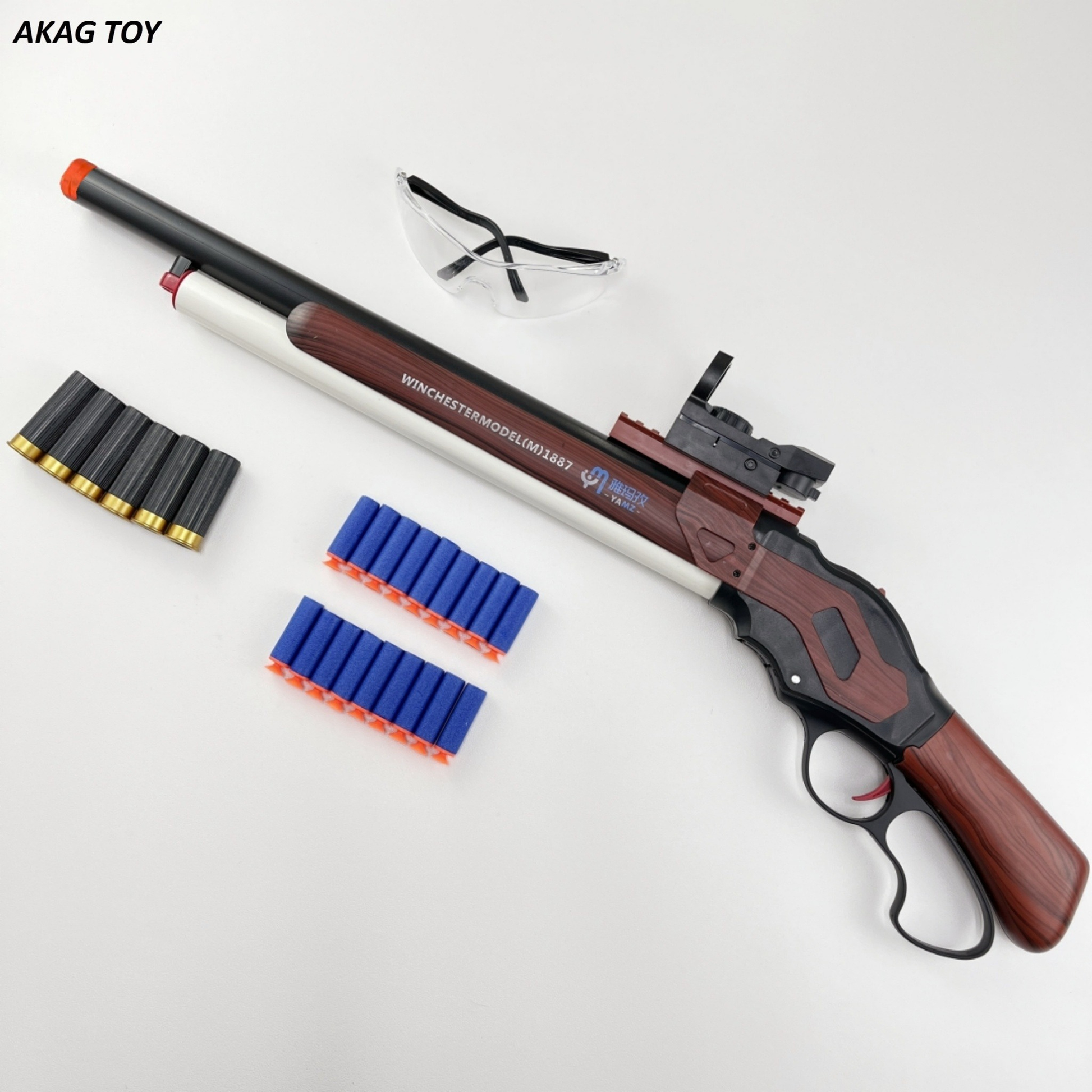 M1887 Wood Grain Nerf Gun