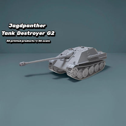 gray-german-jagdpanther-tank-model