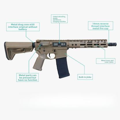 LeTui Noveske N4 Metal Fire Control Electric Gel Ball Toy Gun