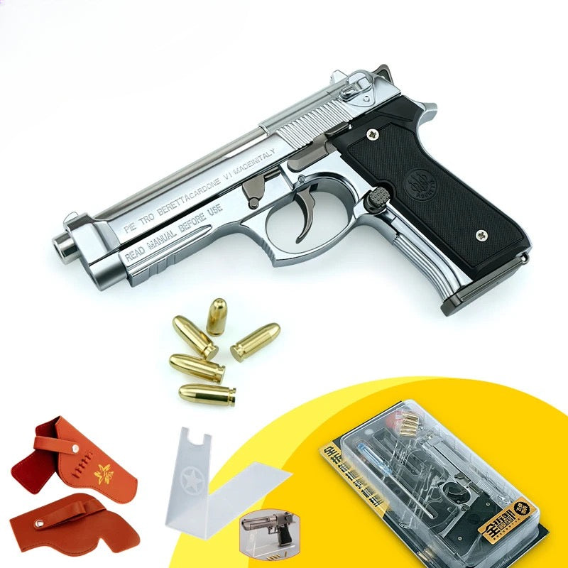 Silver pistol model