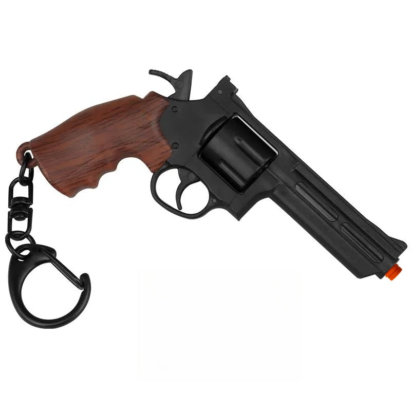 black-revolver-model-keychain