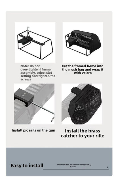 Shell storage bag installation steps